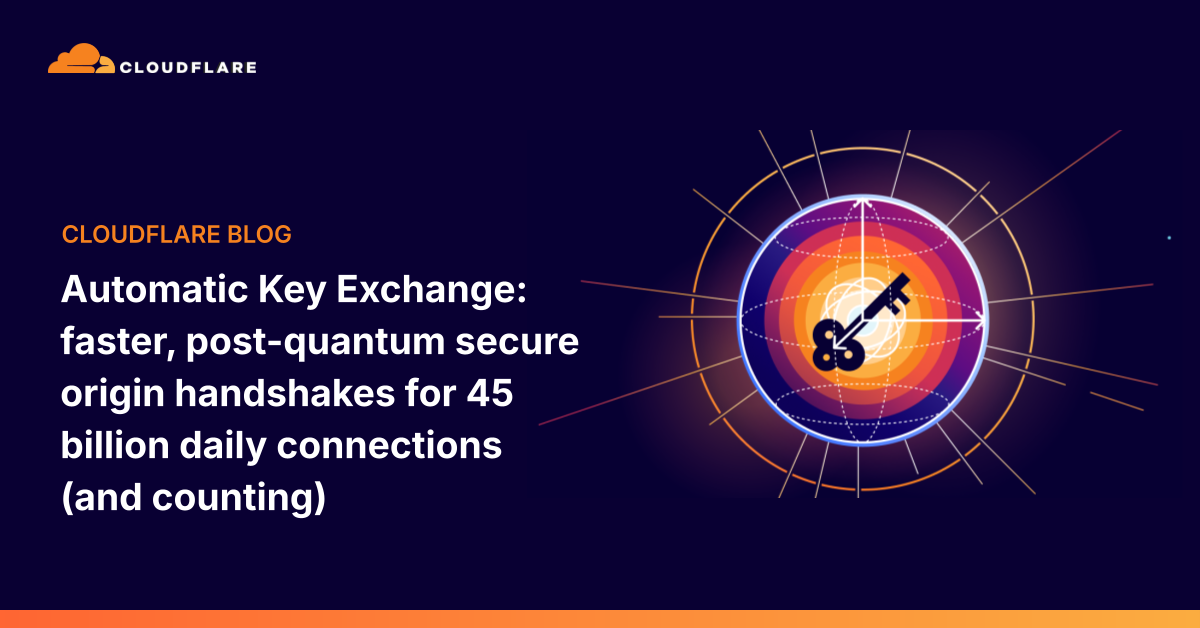 Ảnh bìa từ nguồn cho bài viết: Cloudflare tự động trao đổi khóa hậu lượng tử cho 45 tỷ kết nối mỗi ngày