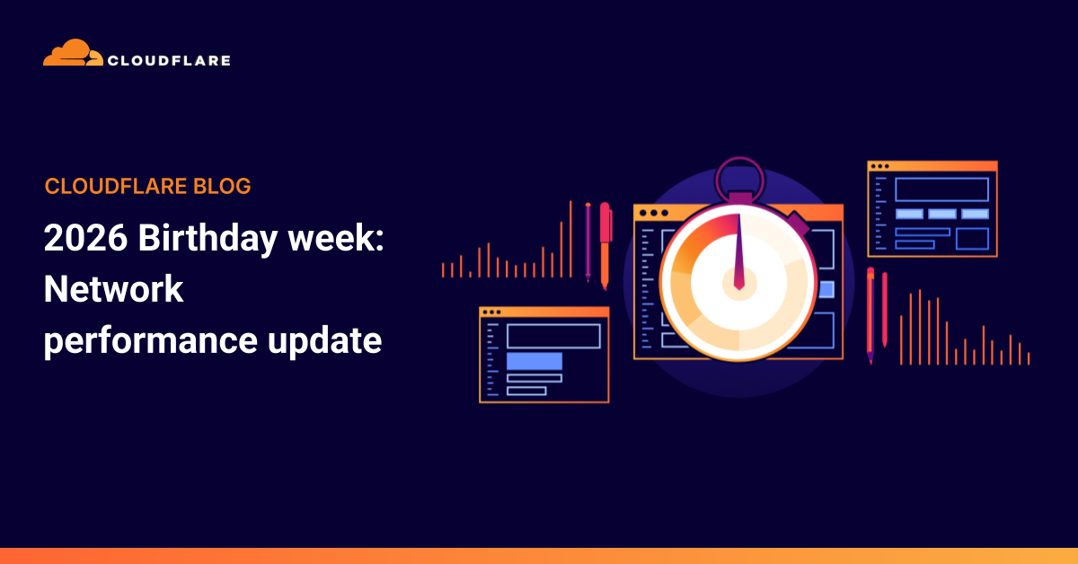 áº¢nh minh há»a tin tá»©c: Cloudflare Blog: 2026 Birthday week: network performance update