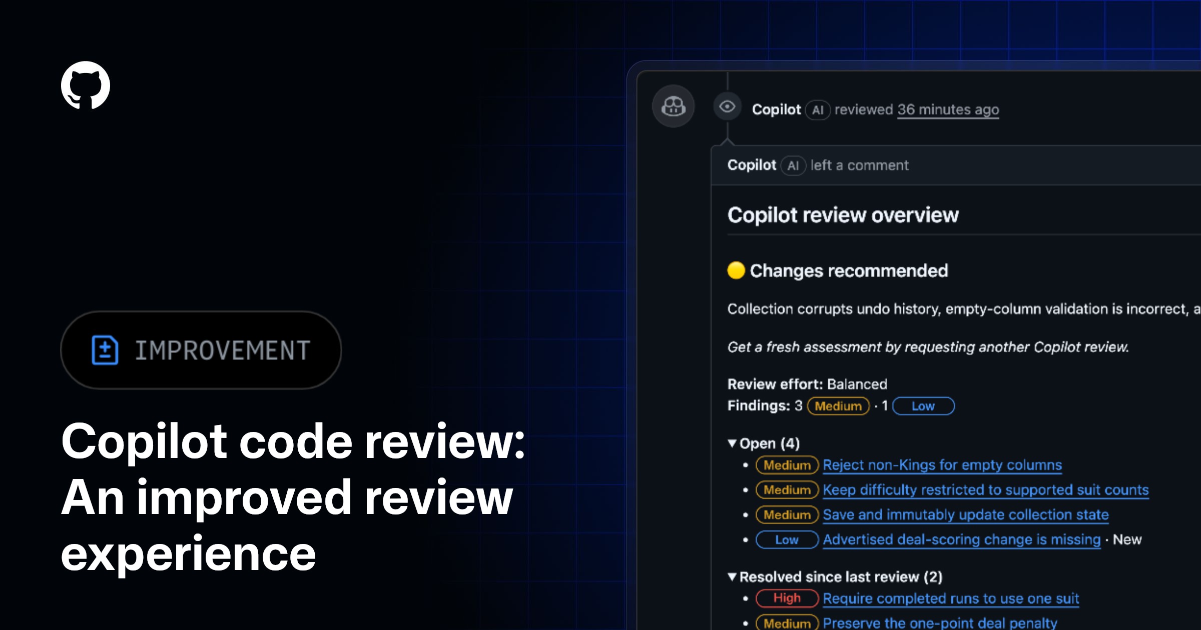 Ảnh bìa từ nguồn tin: GitHub cải thiện Copilot code review, đội quản trị cần rà soát vai trò AI trong quy trình merge