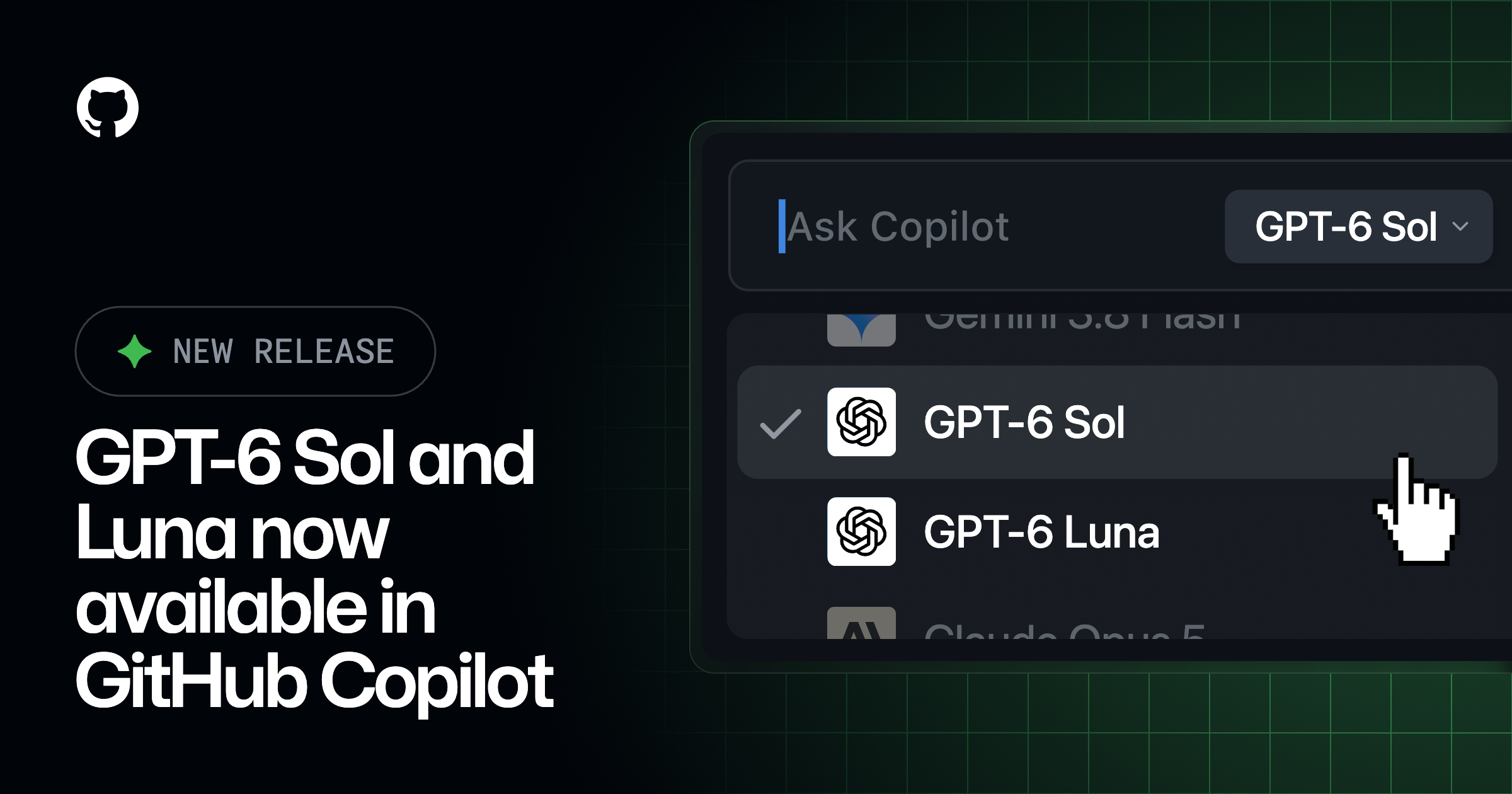 Ảnh bìa từ nguồn tin: GitHub Copilot có thêm GPT-6 Sol và GPT-6 Luna, quản trị viên cần kiểm soát lựa chọn model