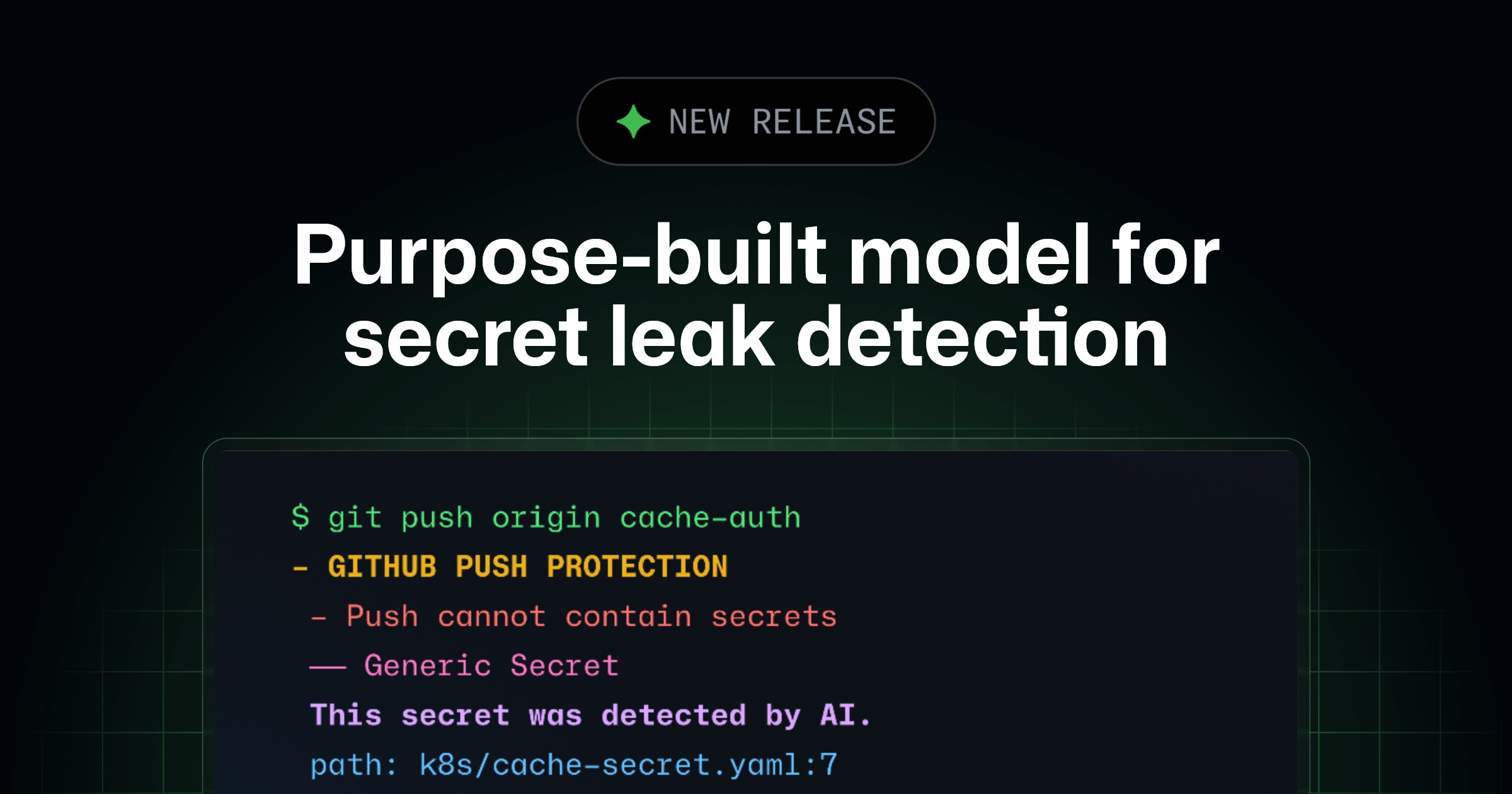 Anh bia tu nguon chinh thuc cho tin: Tin moi: Purpose-built model for leaked secret detection