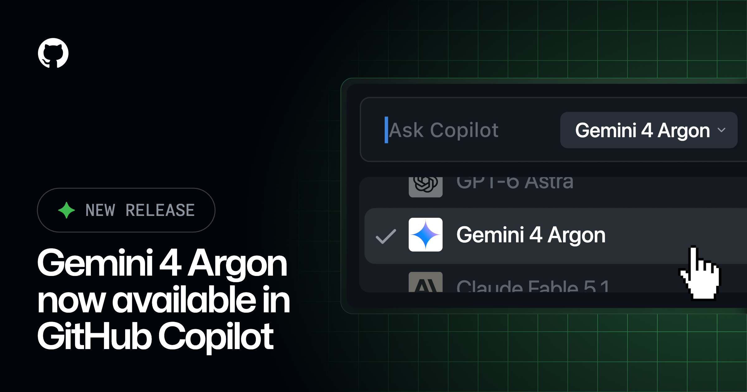 Ảnh bìa tin tức: GitHub Copilot bổ sung Gemini 4 Argon cho lập trình viên