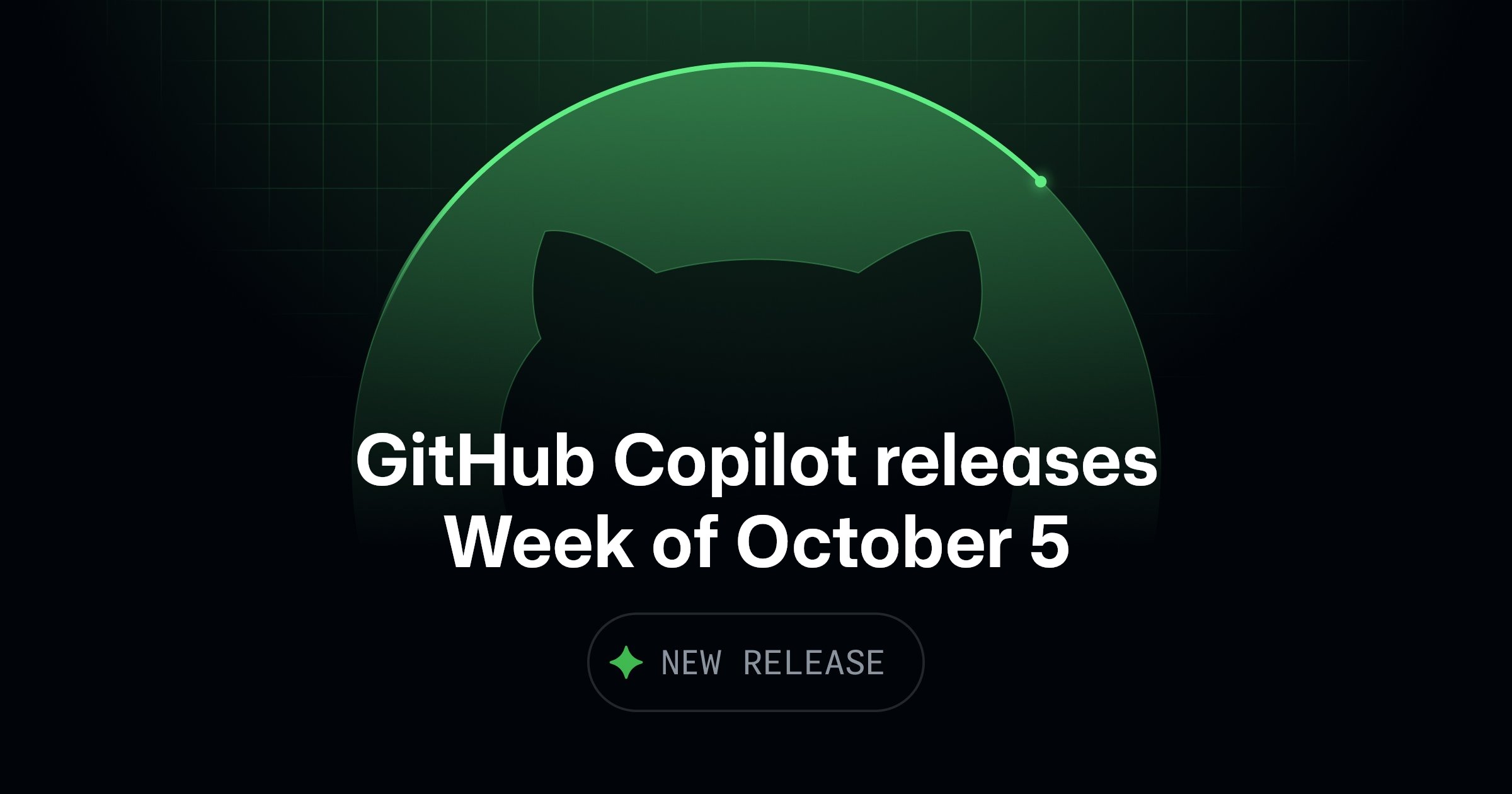 Ảnh bìa tin tức: Tin mới: GitHub Copilot weekly releases — October 5