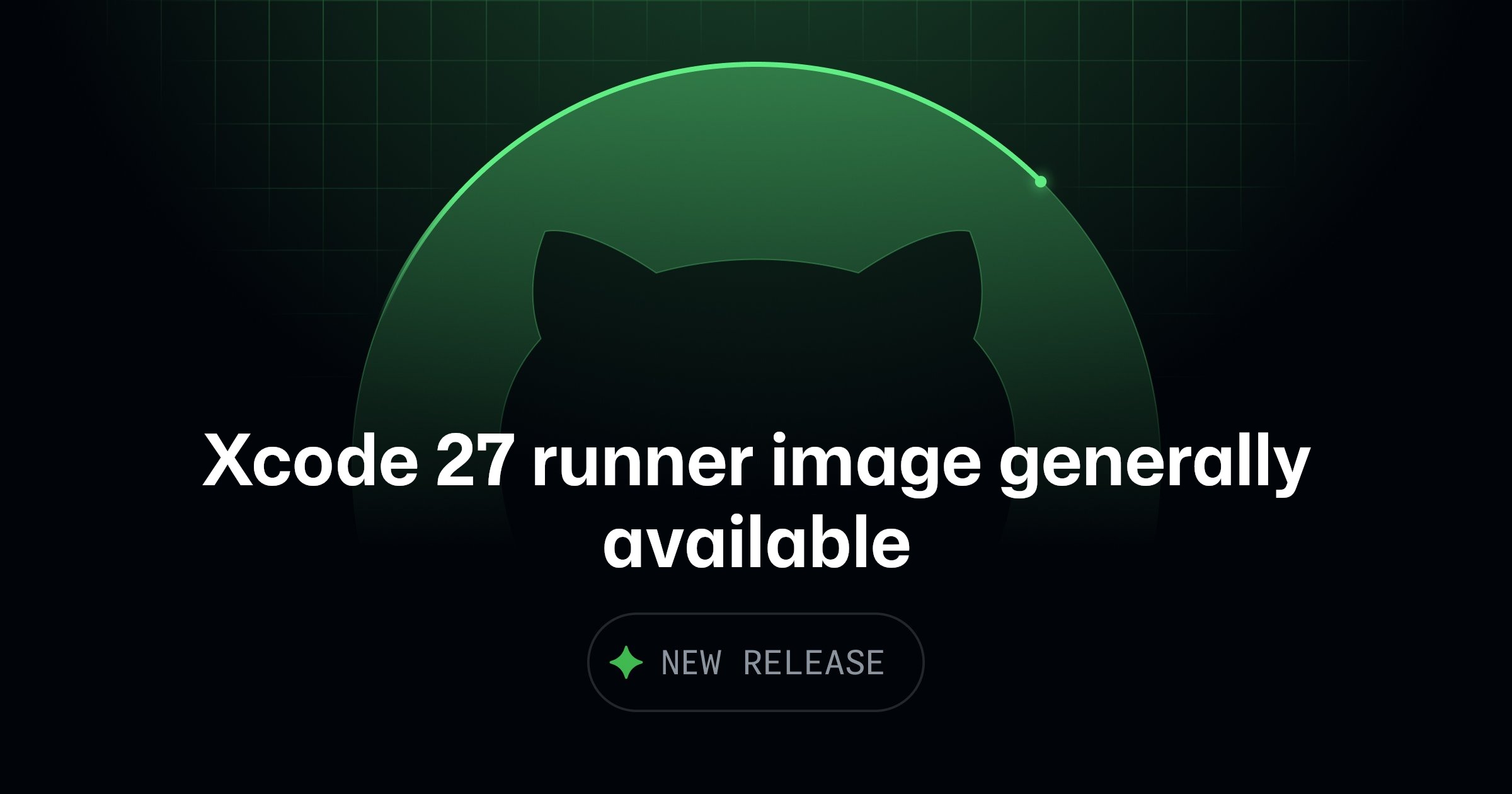 Ảnh bìa tin tức: GitHub Changelog: Xcode 27 runner image generally available