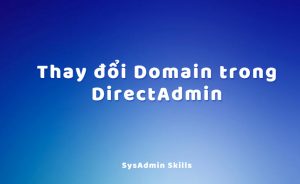 Change domain name