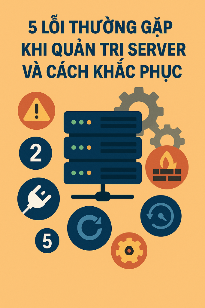 5 lỗi thường gặp khi quản trị server và cách khắc phục