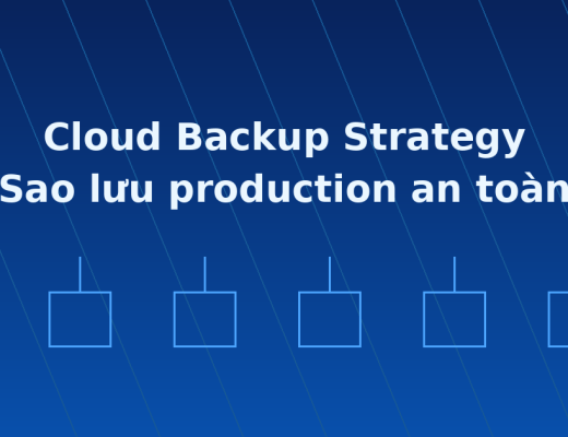 Cloud backup strategy cho hạ tầng production