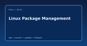 Quản lý package trên Linux với apt update rollback và quy trình production an toàn